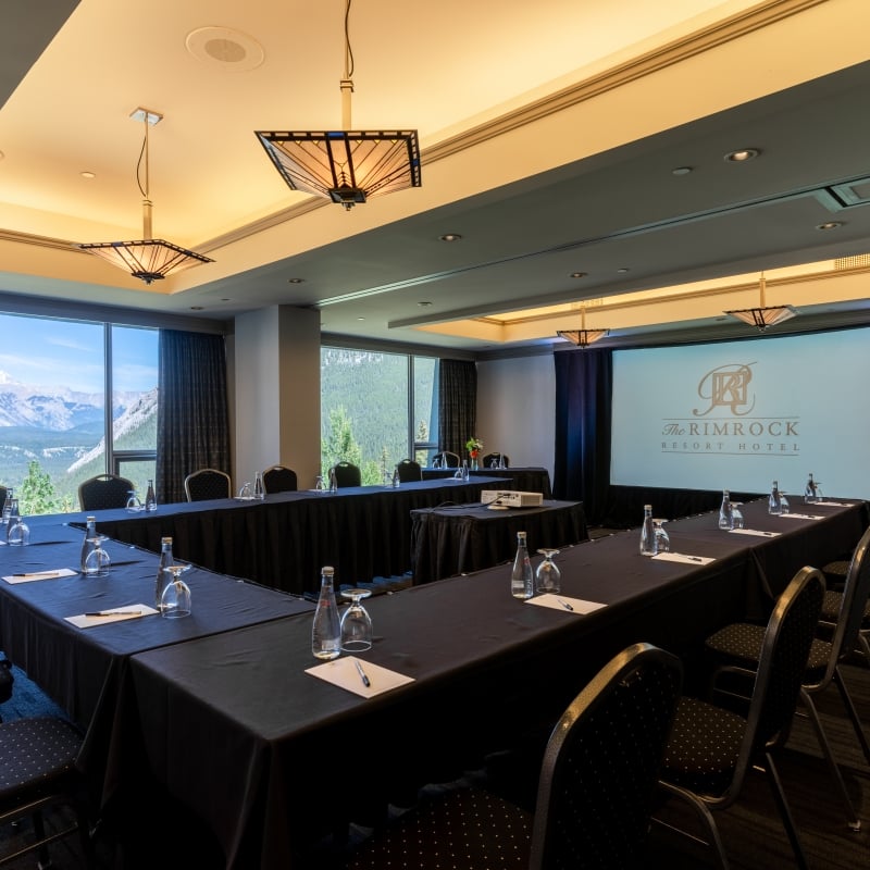 A conference room at the rimrock resort