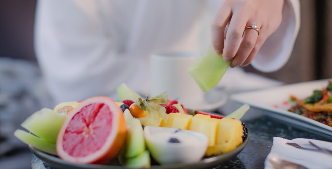 Fruits on a plate