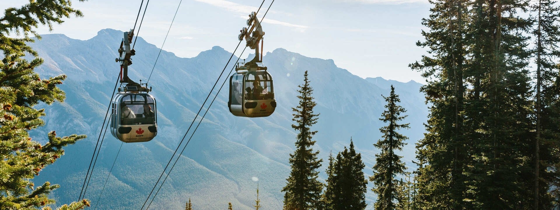 Two Gondolas in Banff