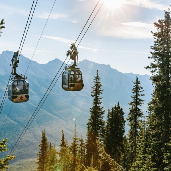 Two Gondolas in Banff