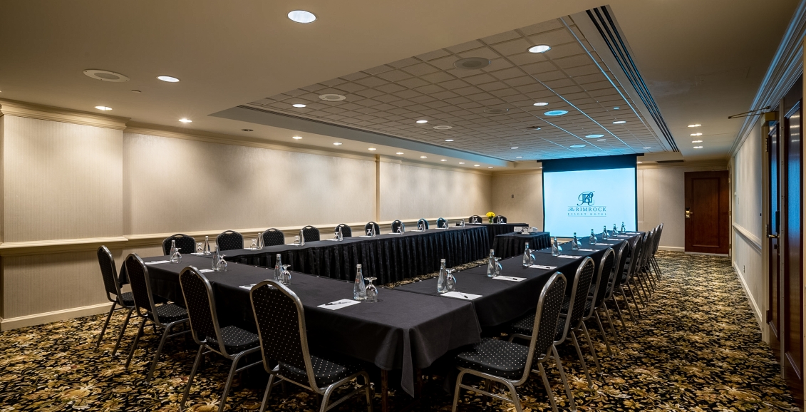 The yarrow and laurel conference rooms at the rimrock resorts