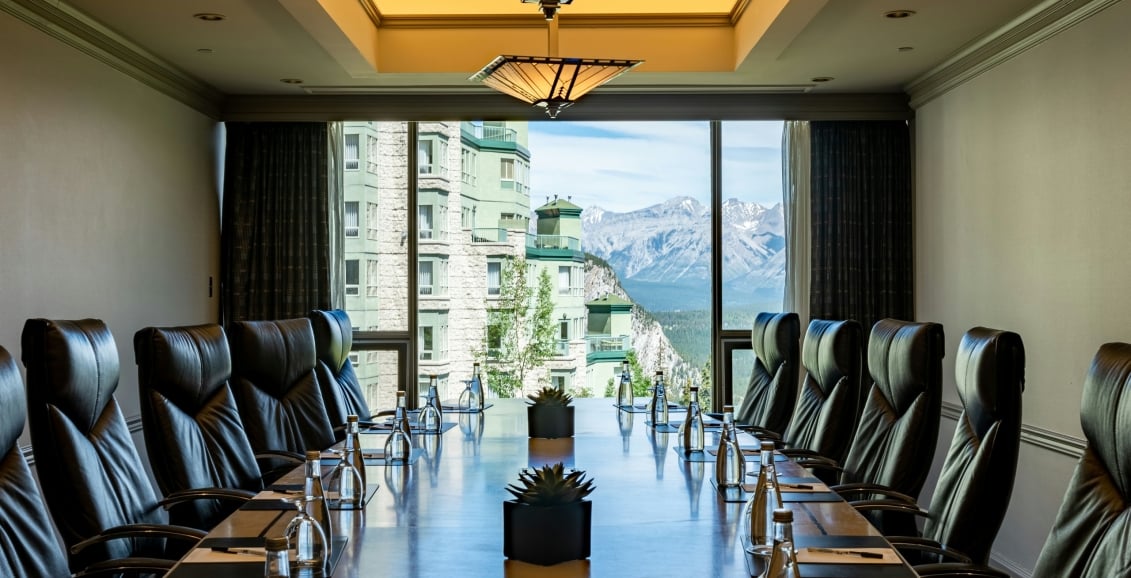 An executive bedroom at Rimrock Resorts