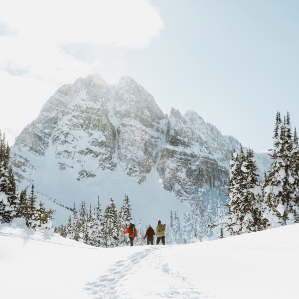 Snowshoeing in Banff