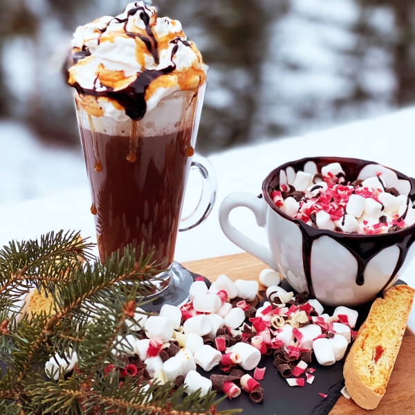 Hot chocolate with marshmallows