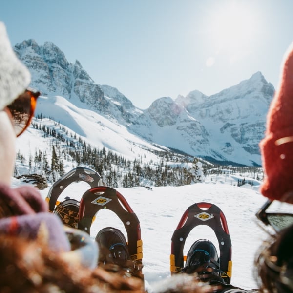 The mountains in winter