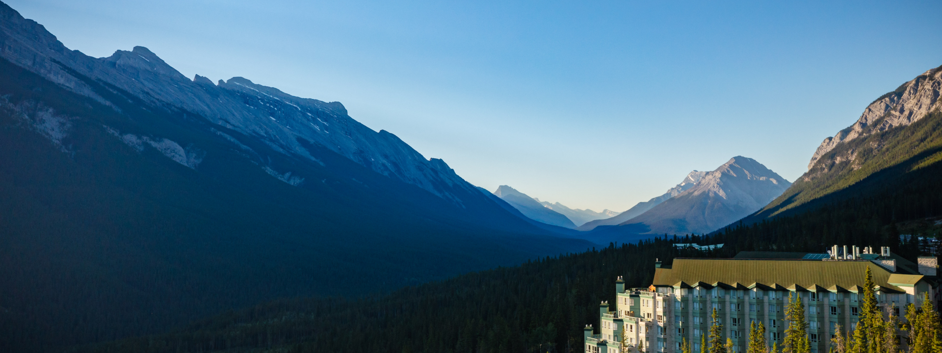 The Rimrock Resort Hotel sits upon the mountain