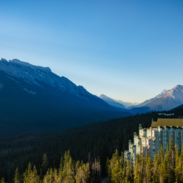 The Rimrock Resort Hotel sits upon the mountain