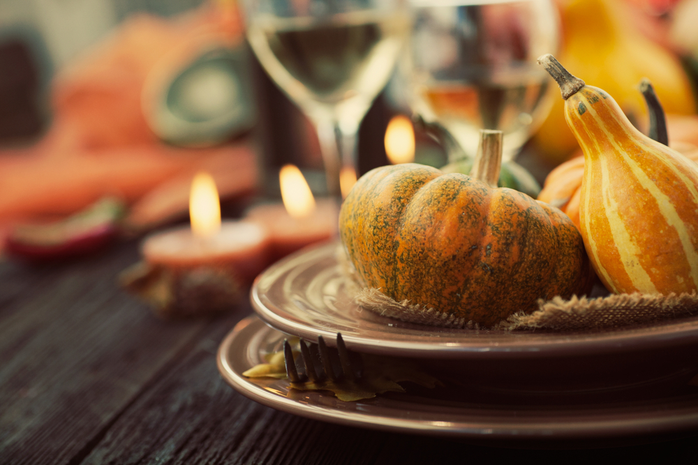 pumpkins and fall decor