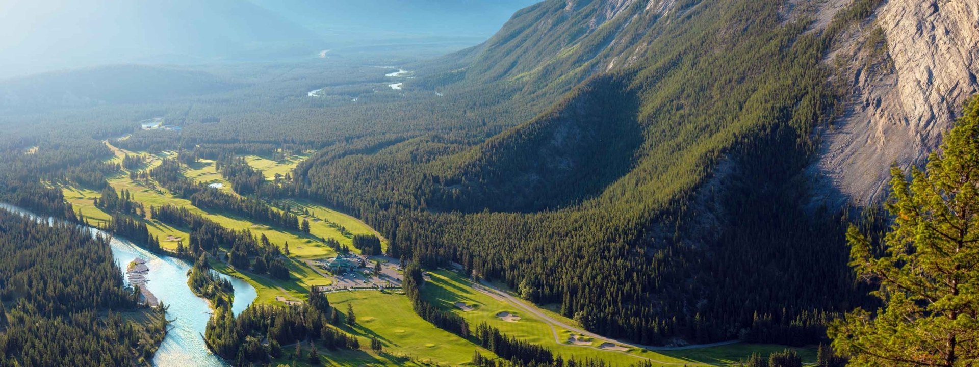 View of golf course at Banff Springs