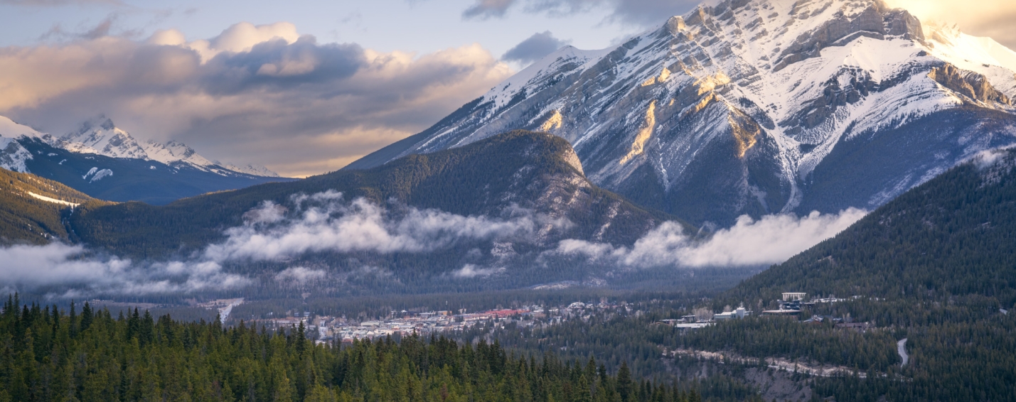 Views of Banff from the Rimrock