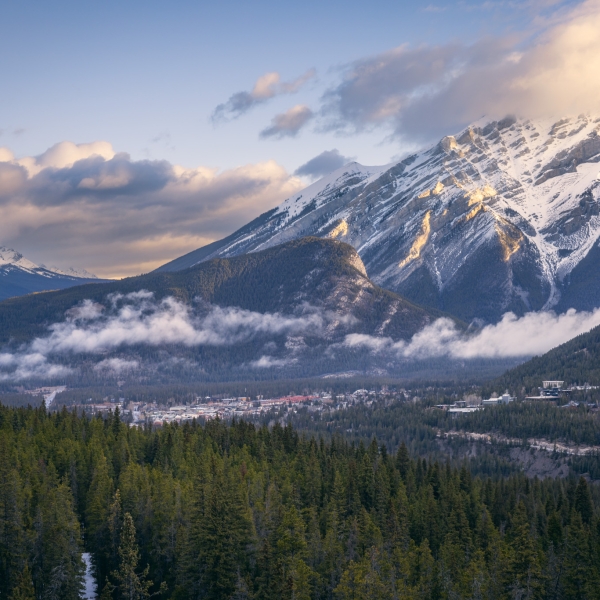 Views of Banff from the Rimrock