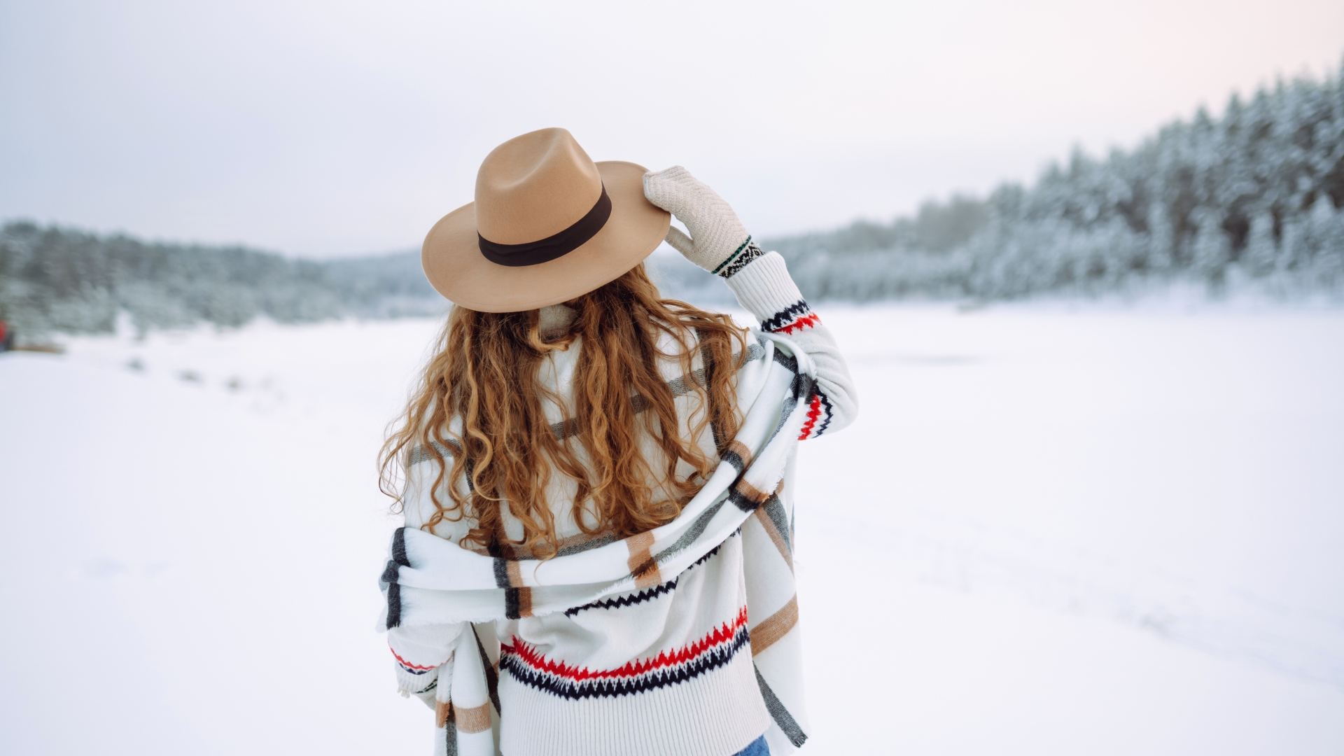 Woman exploring Banff National Park