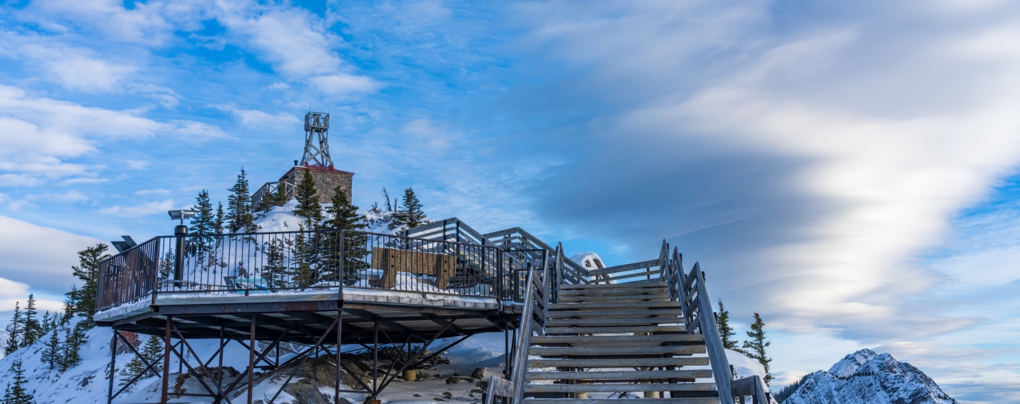 Cosmic Ray Station on Sulphur Moutain