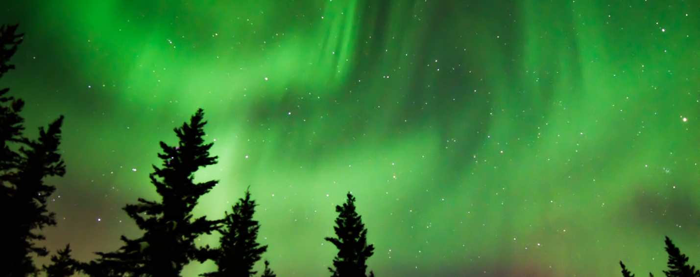 Northern Lights Aurora in Banff