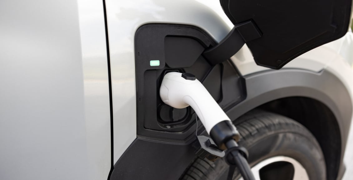 Electric charging station in Banff