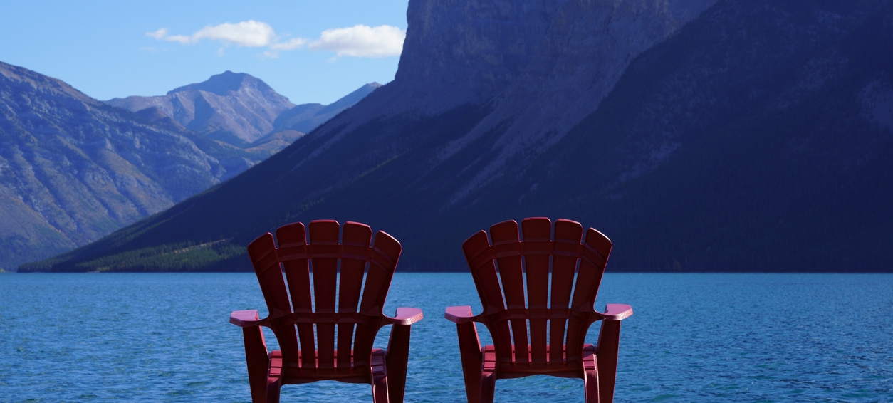 To Red Chairs and Lake Minnewanka