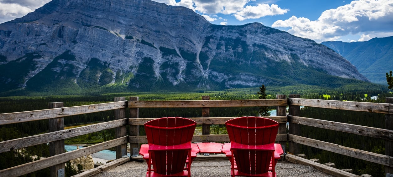 Two Red Charis in Banff